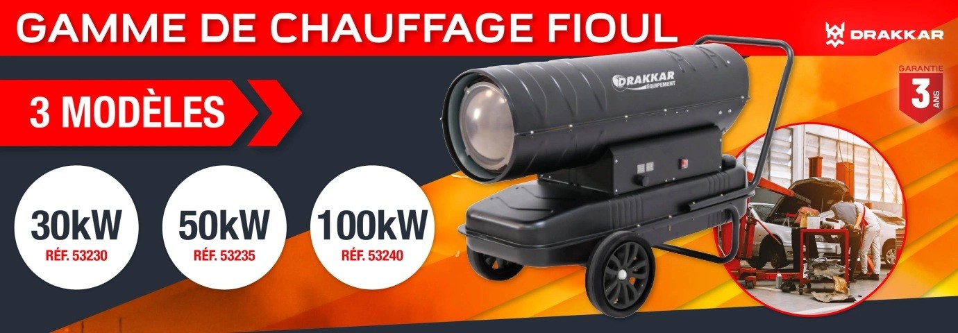 Promotion Chauffage d'atelier électrique, à gaz et au fioul